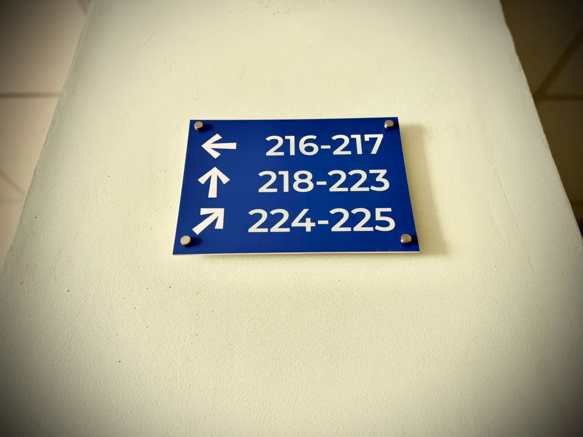 навигационный  указатель кабинетов